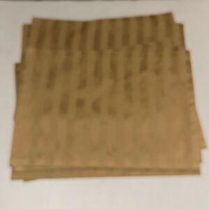 (8) goldish brown kitchen table place mats